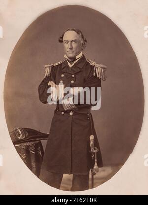 David Farragut, eroe navale americano Foto Stock