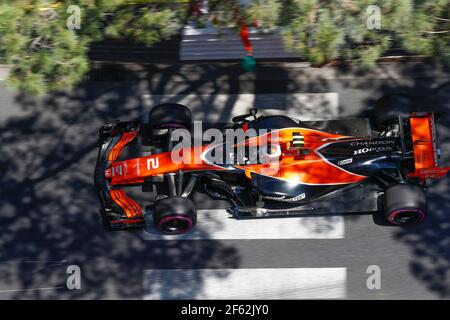 VANDOORNE Stoffel (bel) McLaren Honda MCL32 azione durante il Campionato del mondo di Formula uno 2017, Gran Premio di Monaco dal 24 al 28 maggio a Monaco - Foto DPPI Foto Stock