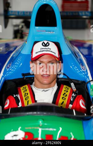 Mick Schumacher, figlio di Michael Schumacher, guida il padre Benetton B194 durante il Campionato del mondo di Formula uno 2017, Gran Premio del Belgio dal 25 al 27 agosto a Spa - Francorchamps, Belgio - Foto DPPI Foto Stock