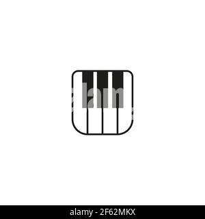 icona piano. immagine piatta dell'icona del vettore piano per il web Illustrazione Vettoriale