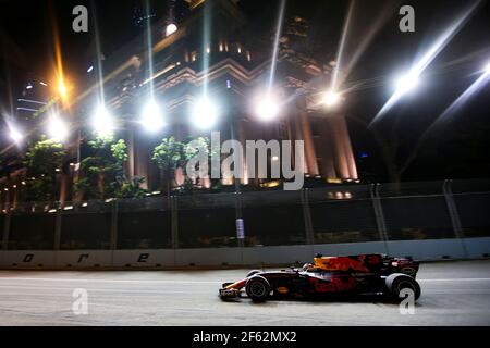 RICCIARDO Daniel (aus) Red Bull Tag Heuer RB13, azione durante il Campionato del mondo di Formula uno 2017, Gran Premio di Singapore dal 14 al 17 settembre a Singapour - Foto DPPI Foto Stock