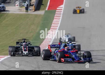 26 KVYAT Daniil (rus) Toro Rosso Ferrari STR12 team Toro Rosso, azione durante il Campionato del mondo di Formula uno 2017, Gran Premio degli Stati Uniti d'America dal 19 al 22 ottobre ad Austin, Texas, USA - Foto Francois Flamand/DPPI Foto Stock