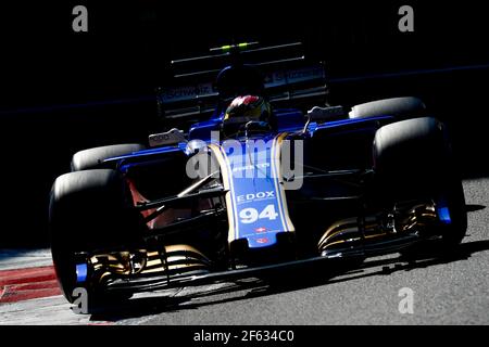 WEHRLEIN Pascal (ger) Sauber F1 C36, azione durante il Campionato del mondo di Formula uno 2017, Gran Premio del Messico dal 26 al 29 ottobre in Messico - Foto DPPI Foto Stock