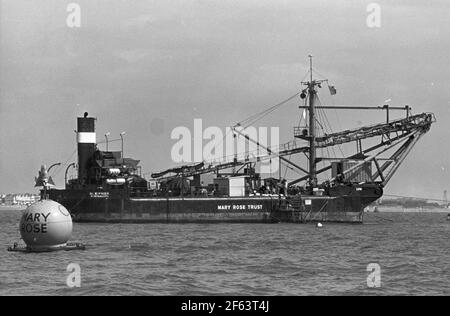 LA NAVE DI SALVATAGGIO SLEIPNER DELLA MARY ROSE TRUST. PIC MIKE WALKER 1980 Foto Stock