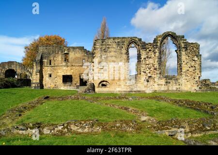 Regno Unito, South Yorkshire, Barnsley, Monk Bretton Priory Foto Stock