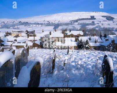 Hawes, Wensleydale, Yorkshire Dales National Park Foto Stock