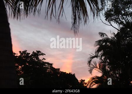 Tramonto in Florida Foto Stock