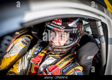 INGRAM Chris (GBR) ELLIOTT Edmondson (GBR) Opel Adam R2 ritratto d'atmosfera durante il Campionato europeo Rally 2017 ERC Barum rally, dal 25 al 27 agosto, a Zlin, Repubblica Ceca - Foto Gregory Lenenmand / DPPI Foto Stock