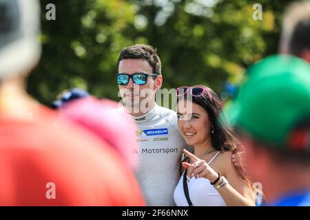 02 KOPECKY Jan (CZE) DRESLER Pavel (CZE) Skoda Fabia R5 ritratto d'ambiente durante il Campionato europeo Rally 2017 ERC Barum rally, dal 25 al 27 agosto, a Zlin, Repubblica Ceca - Foto Jorge Cunha / DPPI Foto Stock