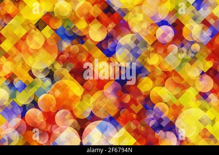 sfondi bokeh astratti vacanza colorati Foto Stock