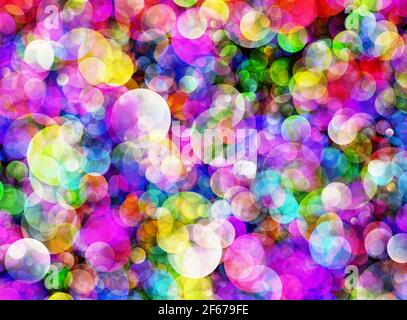 astratto colorati turni vacanza bokeh sfondi Foto Stock