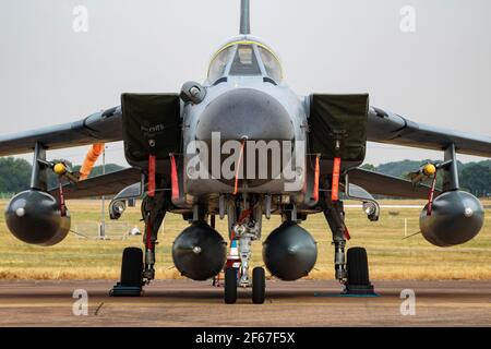 Aeronautica tedesca Luftwaffe Panavia Tornado IDS 4465 Esposizione statica al RIAT Royal International Air Tattoo 2018 Foto Stock