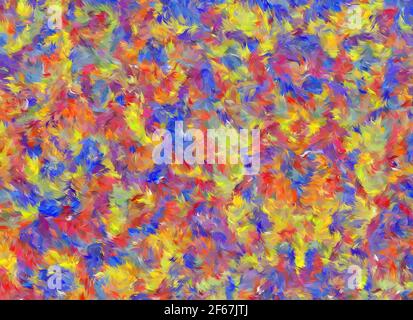 Modello astratto da multicolore acquerello dipinto sfondo Foto Stock