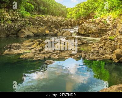 Black River Gorges in Mauritius Foto Stock