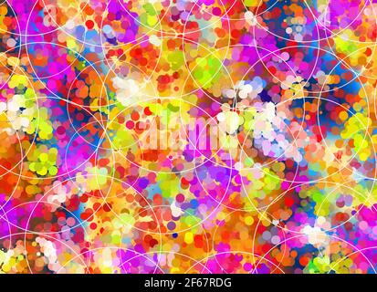 colorato vacanza astratto bokeh sfondo Foto Stock