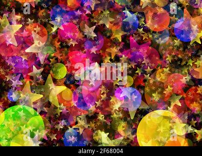 vacanza divertente bright bokeh sfondi Foto Stock