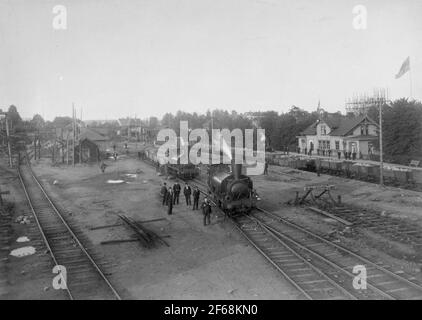 Svezia, Dalarna, Dalarna, Ludvika, Grängesberg, Grängesberg C (raffigurato, città) Foto Stock