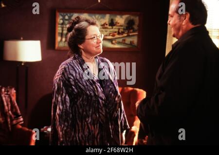 Kathy Bates, Jack Nicholson, "About Schmidt" (2002). Photo Credit: C. Barius/New Line Cinema/THA. Riferimento file n. 34082-1203THA Foto Stock