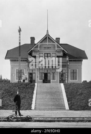 Svezia, Västra Götaland, Ulricehamn, Veby (raffigurato, città) Foto Stock