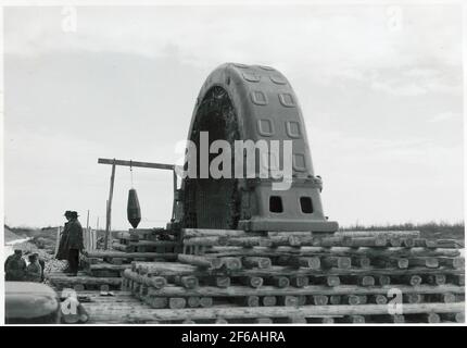 Lo statore a sospensione bomba. Foto Stock