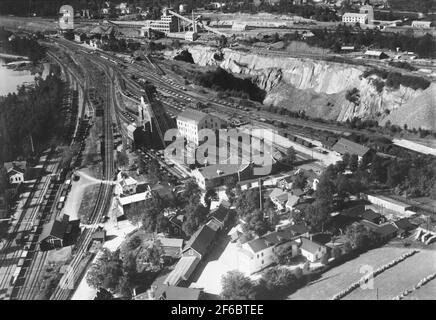 Svezia, Dalarna, Dalarna, Ludvika, Grängesberg, Grängesberg C (raffigurato, città) Foto Stock