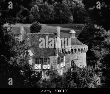 Scotney Castle castello e giardini. Kent. In Inghilterra. Regno Unito Foto Stock