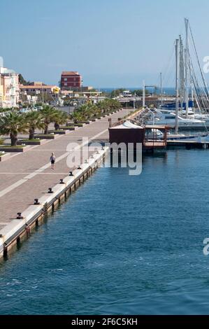 Porto Carloforte, San Pietro Isola, Carbonia - Distretto di Iglesias, Sardegna, Italia, Europa Foto Stock