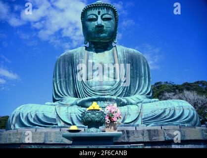 GIAPPONE: KAMAKURA, KOTOKU-IN, DAIBUTSU TEMPIO Foto Stock