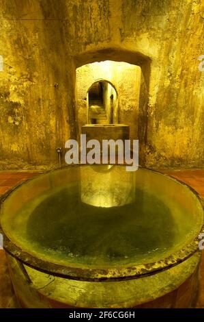 San Salvatore ipogeo, Cabras, Distretto di Oristano, Sardegna, Italia, Europa Foto Stock