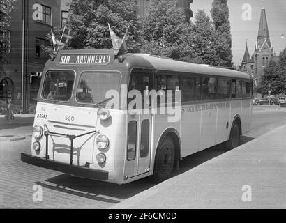 Bus 62, Stockholm County Omnibus Companies SLO Foto Stock