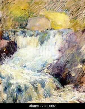 John Henry Twachtman - Cascate Horseneck Foto Stock