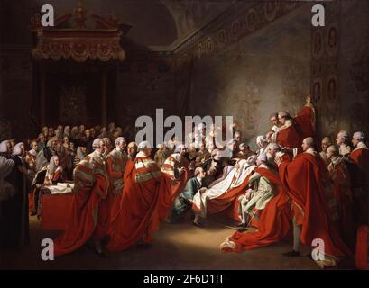 John Singleton Copley - Death Earl Chatham Foto Stock