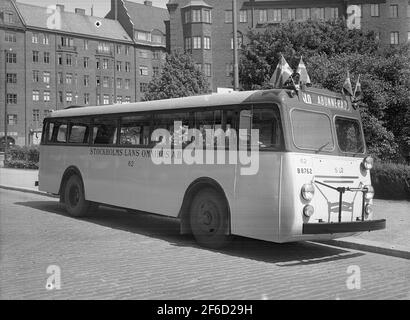 Bus 62, Stockholm County Omnibus Companies SLO Foto Stock