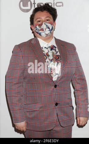 Brooklyn, NY, Stati Uniti. 30 Marzo 2021. Katie Schiller al NY Premiere di Shiva Baby al William vale Hotel a Brooklyn, New York City il 30 marzo 2021. Credit: RW/Media Punch/Alamy Live News Foto Stock