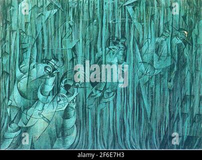 Umberto Boccioni - afferma Mind III coloro che rimangono Db71 1911 Foto Stock