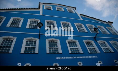 salvador, bahia, brasile - 16 dicembre 2020: Vista da Largo do Pelourinho, nel centro storico della città di Salvador. *** Local Caption *** Foto Stock