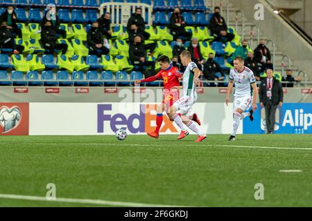 Andorra la Vella, Andorra : 2021 Marzo 31 : Cucu E in azione nella Coppa del mondo Qatar 2022 Qualifiche match Andorra vs Ungheria Foto Stock