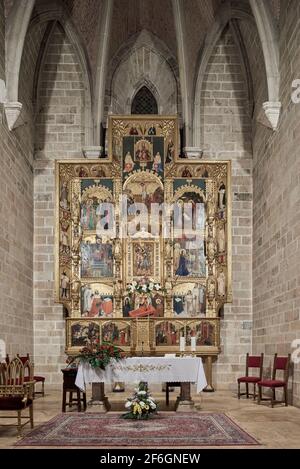 Monastero di Santa María, dichiarato monumento storico-artistico nazionale (patrimonio di interesse culturale) a El Puig, Valencia, Spagna, Europa Foto Stock