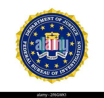 Ufficio federale di indagine FBI Foto Stock