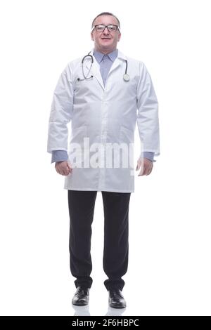 in piena crescita. ritratto di un medico maschile esperto Foto Stock
