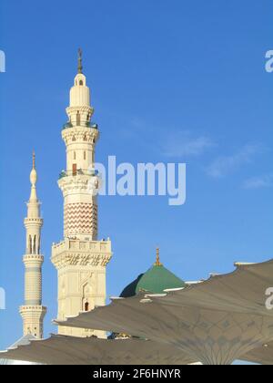 masjid madina munawara, arabia saudita Foto Stock