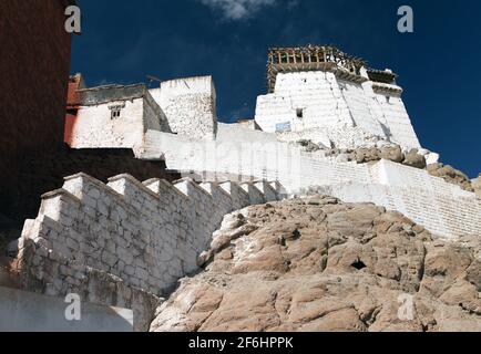 Nambyal Tsemo Gompa - Leh - Ladakh - Jaammu e. Kashmir - India Foto Stock