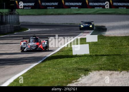 40 ALLEN James (aus), MATELLI Franck(fra), BRADLEY Richard (gbr), Oreca 07 Gibson team Griff, azione nel corso del Campionato europeo FIA le Mans Series ELMS 2017 4 ore a Monza, Italie, dal 12 al 14 maggio - Foto Thomas Fenetre/DPPI Foto Stock