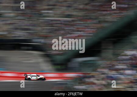 91 LIETZ Richard (aut), MAKOWIECKI Frederic (fra), Porsche 911 RSR del team Porsche GT, in occasione del Campionato Mondiale FIA WEC Endurance 2017, 6 ore del Messico dal 1 al 3 settembre - Foto Clemente Marin / DPPI Foto Stock