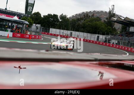 91 LIETZ Richard (aut), MAKOWIECKI Frederic (fra), Porsche 911 RSR del team Porsche GT, azione durante il Campionato Mondiale FIA WEC Endurance 2017, 6 ore del Messico dal 1 al 3 settembre - Foto Clemente Marin / DPPI Foto Stock