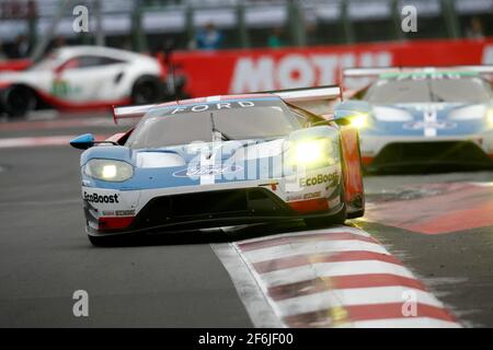 67 PRIAULX Andy (gbr), TINCKNELL Harry (gbr), Ford GT team Ford chip Ganassi team UK, azione durante il Campionato Mondiale FIA WEC Endurance 2017, 6 ore di Messico dal 1 al 3 settembre - Foto Clement Marin / DPPI Foto Stock