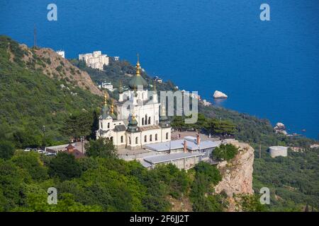 Ucraina, Crimea, Foros, la Chiesa di Foros Foto Stock