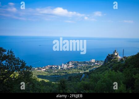 Ucraina, Crimea, Foros, la Chiesa di Foros Foto Stock