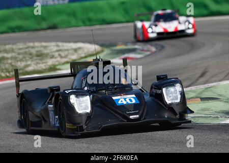 40 ALLEN James (aus) MATELLI Franck(fra) BRADLEY Richard (gbr) Oreca 07 Gibson team Guff azione durante i test di prologo ELMS European le Mans Series 2017 a Monza, Italia, dal 28 al 29 marzo - Foto Jean Michel le Meur / DPPI Foto Stock