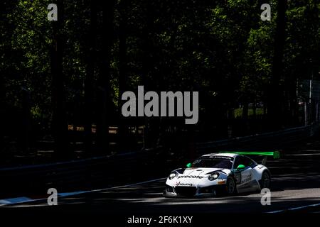 911 HARING Jurgen (ger), RENAUER Alfred (ger), RENAUER Robert (ger), Porsche 911 GT3 R team Herberth motorsport, azione durante la Blancpain GT serie 2017, a Monza, Italia, da avril 21 a 23 - Foto Florent Gooden / DPPI Foto Stock